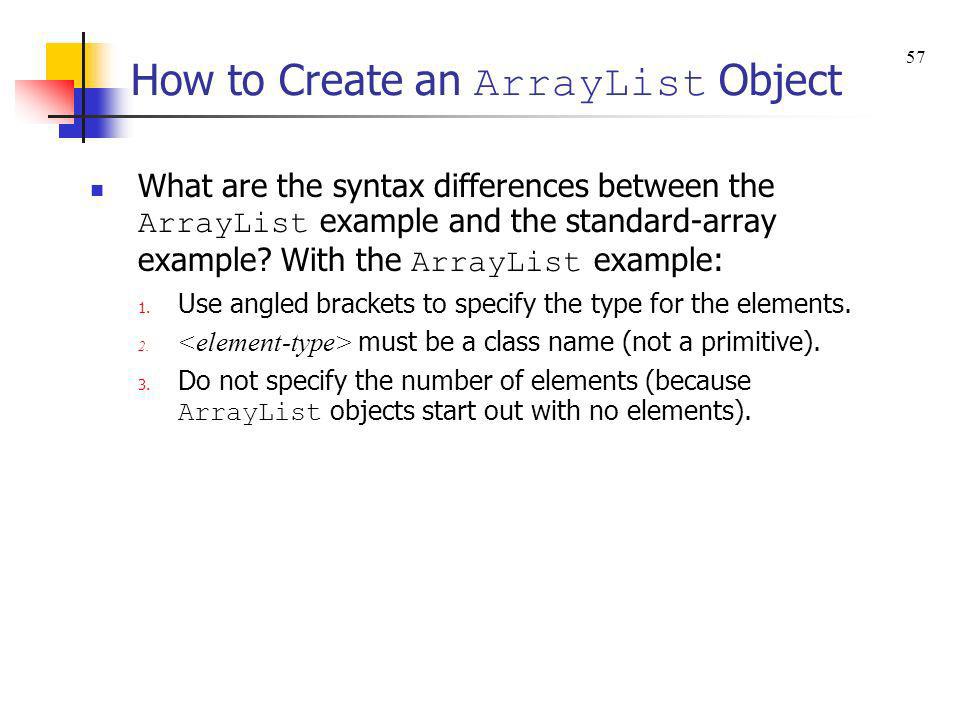 How to write the code of initialize object in java